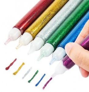 Set di colla Glitter Strumenti di pittura per i zitelli