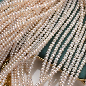 FPB23001 քաղցրահամ ջրերում մշակված մարգարիտ ուլունքներ ոսկերչական իրերի պատրաստման համար