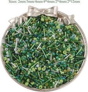 SB23001 Vitrei globuli semen pro Jewel Ornamentum, DIY, Arts & Crafts