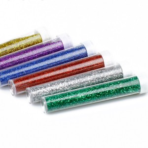 Kub Muag Fine Glitter Acrylic Hmoov rau Nail Arts thiab Crafts