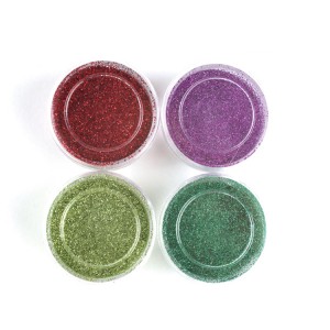 I-DIY Multi Colors Fine Glitter Nail Glitter Powder yokuhlobisa