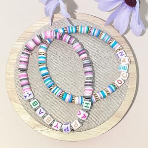 heishi beads bracelets