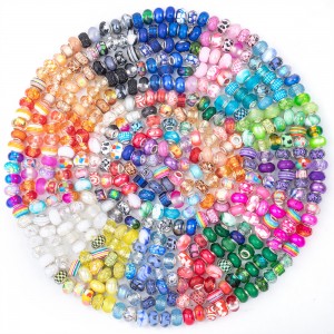 LHB2301 Large Hole Beads for DIY Craft Charms Bacelets and Necklace Earring Making