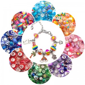 I-LHB2301 Amaso amakhulu omngxuma kwi-DIY Craft Charms Bacelets kunye ne-Necklace Earring Earring