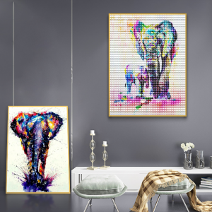 Хотираи хушбахт Бренд Animal Diamond Painting Барои ороиш ва тӯҳфа