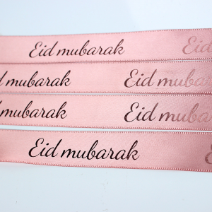 Ribbon Pure Colors Double Faced Softly Smooth Customized Printed Logo