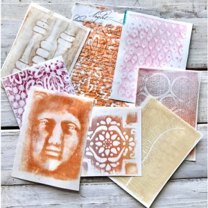 DIY moldable pad stamping foam for scrapbooking