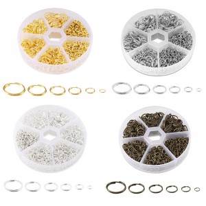 Jump rings and split rings for jewelry making repairing and keychain