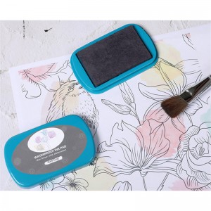 Colorful DIY craft finger print exquisite ink pad for scrapbooking lovers