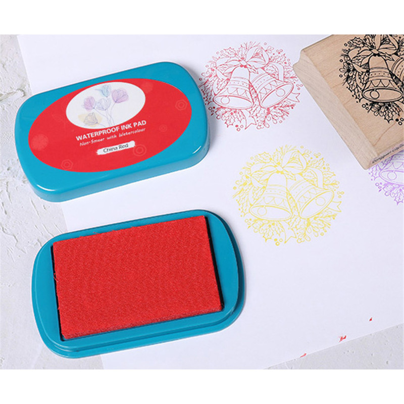 Famous Best Permanent Ink Stamp Pad For Plastic Factory –  Colorful DIY craft finger print exquisite ink pad for scrapbooking lovers – JS Crafts