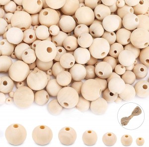 Wooden Beads for making various DIY decorative crafts