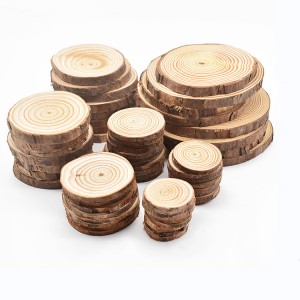 Natural na kulay na hindi natapos na pine wood na hugis para sa Art accessory Art decor