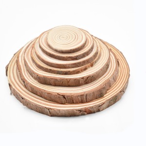 Natierlech Faarf ongeschloss Pinienholz Form fir Art Accessoire Art Dekor