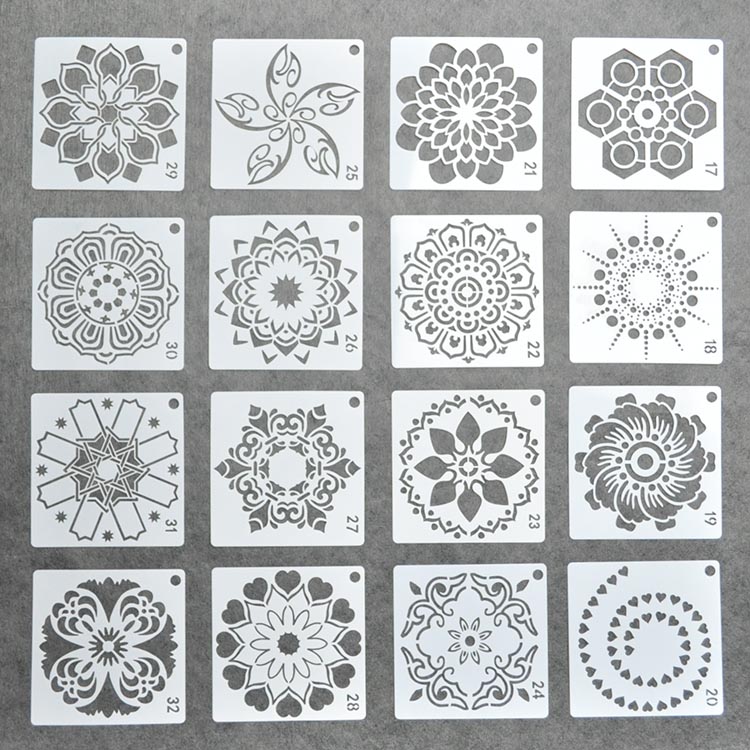 Buy Discount Silicone Clear Rubber Stamps Manufacturer –  Custom design drawing stencil template  – JS Crafts