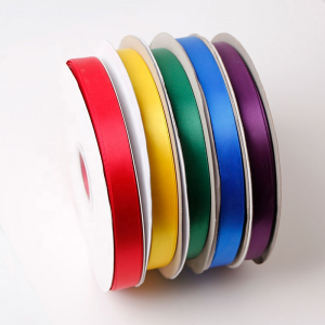 Hot sell 3-100mm single face double face polyester silk satin ribbon wholesale satin ribbon suppliers