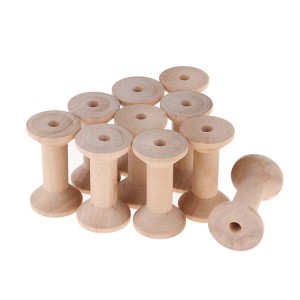 Vintage Wooden Spools Textile Accessories For Sewing Ribbons Twine  Thread And Wire