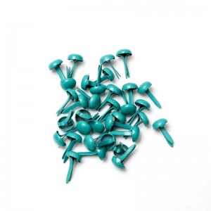 5/8mmx11mm Mini Ronn Brads Assortéiert Faarwen Pastell Brads Fir Scrapbooking Bastelen Stempelen DIY