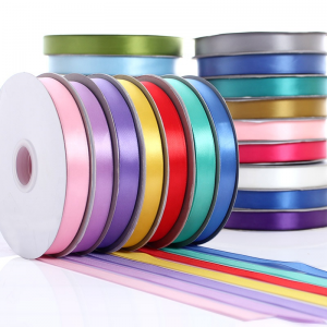 Gbona ta 3-100mm oju ẹyọkan oju meji polyester siliki satin ribbon osunwon awọn olupese satin ribbon