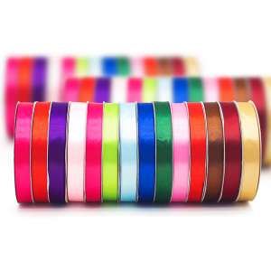 Hot sell 3-100mm single face double face polyester silk satin ribbon wholesale satin ribbon suppliers