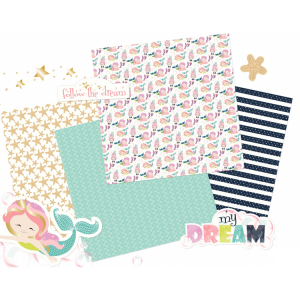 ASPD005 My Little Dream Téma Scrapbook Papírové podložky pro Scrapbooking